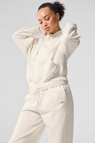 Alo Yoga Campera Chompa, Accolade Hoodie Unisex Blanco L - 12 Accolade Hoodie