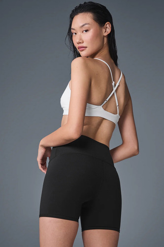 Alo Yoga Corpiño Deportivo Splendor Bra Airbrush Blanco Xl