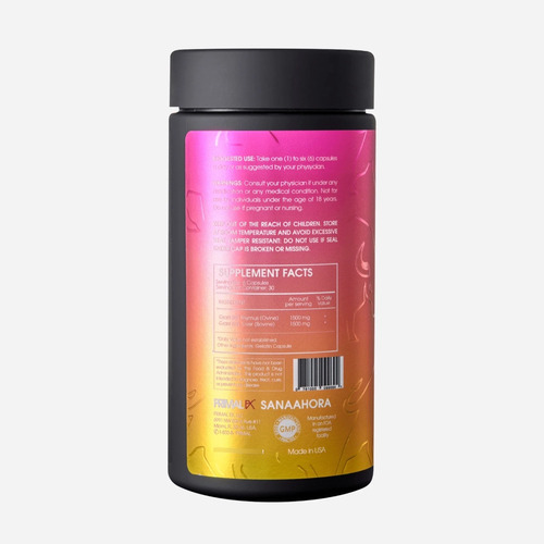 Primal Fx I Thymus I 180 Capsules I Dr Ludwig Johnson