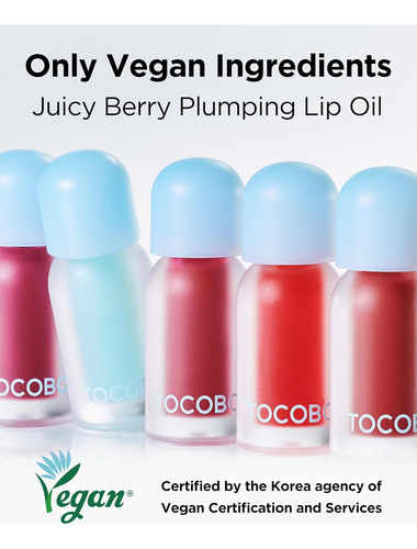 Tocobo Lipstick Juicy Berry Plumping Oil Hidratante Labial Cozy Pink 18