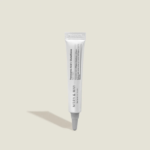 Mary&may Tranexamic Acid+ Glutathione Eye Cream Contorno Ojo Todo Tipo De Piel Día/noche