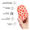 Tangle Teezer Cepillo De Niños Desenredante Original Blanco Y Anaranjado