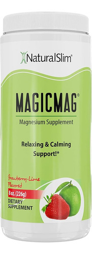 Magicmag Naturalslim Citrato Magnesio Polvo 226g Fran Suarez Sabor Frutilla Y Limón