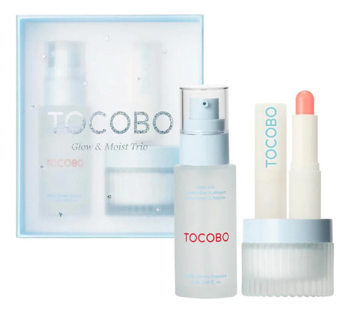 Tocobo Glow Moist Trio Kit Cuidado Facial Y Labial Ceramidas