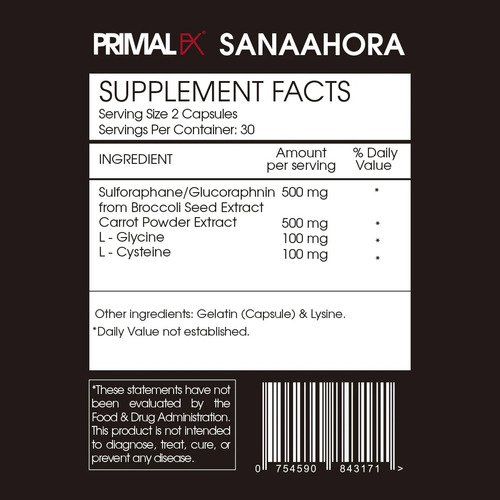 Primal Fx I Bradax I 60 Capsules I Dr Ludwig Johnson