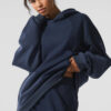 Alo Yoga Chompa Buzo Hoodie Unisex Make Waves Original M - 8 Azul Marino Make Waves
