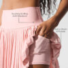 Alo Yoga Pollera Grand Slam Tennis Skirt Rosa Grand Slam S - 4
