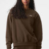Alo Yoga Campera Accolade Crew Neck Buzo Marrón Oscuro L - 12 Accolade Crew Neck