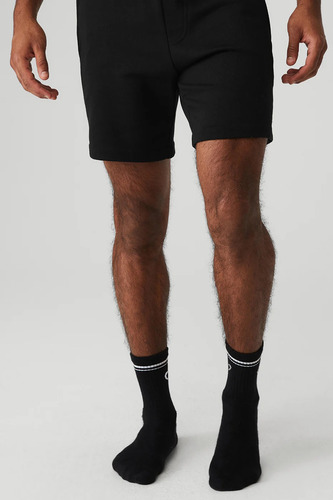 Medias Alo Yoga Originales Throwback Sock Negro Black & White M