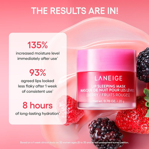 Laneige Lip Sleeping Mask Sabor Berry Original 20g Labios
