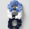 Alo Yoga Fresh Mini Scrunchie (3-pack) Colitas De Cabello Celeste Azul Y Blanco Fresh Mini Scrunchie