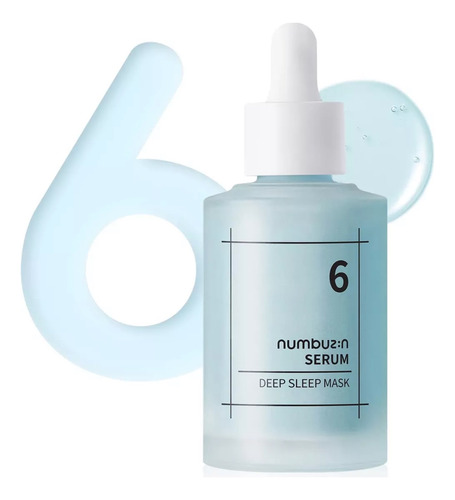 Numbuzin Suero No.6 Hidratante Con Agua Glaciar 50ml Sin Color Añadido Neutro