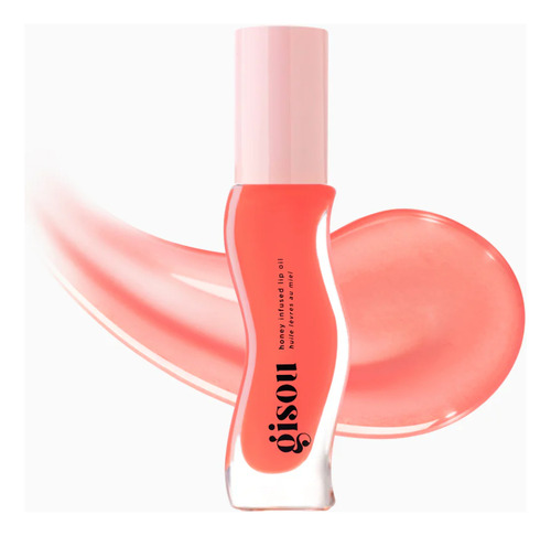 Gisou Honey Inflip Labial Gloss Hidratación Natural Y Brillo Bee Llini Peach