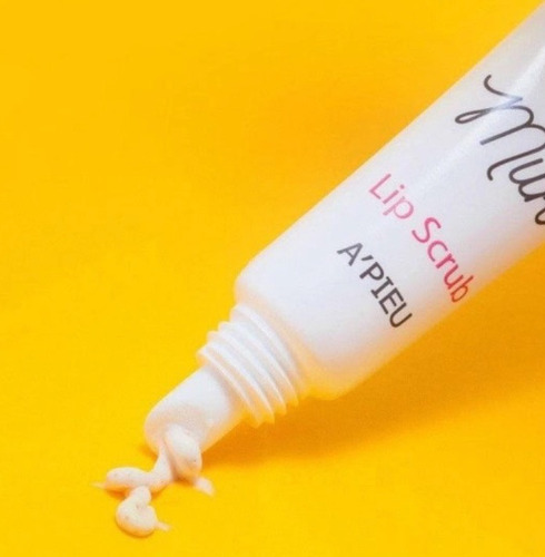 A'pieu Honey & Milk Lip Scrub 8 Suaves, Hidratados Radiantes Blanco