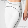 Alo Yoga Calza Deportiva Airbrush High-waist Heart Throb Leg Blanco Throb Leg 4 - 6