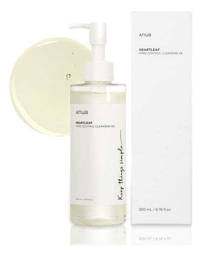 Aceite Anua Heartleaf Control De Poros Aceite Limpiador Limp Todas Noche