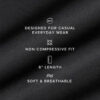 Alo Yoga Boxer - Calzoncillos Comodidad Absoluta - Original Negro Liso 2xl