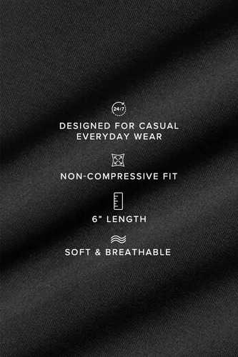 Alo Yoga Boxer - Calzoncillos Comodidad Absoluta - Original Negro Liso 2xl