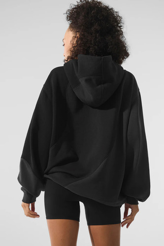 Alo Yoga Chompa Buzo Hoodie Unisex Make Waves Original L - 12 Negro Make Waves