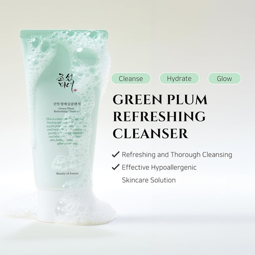 Beauty Of Joseon Green Plum Refreshing Gel Limpiador Acne