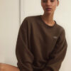 Alo Yoga Campera Accolade Crew Neck Buzo Marrón Oscuro Xl - 16 Accolade Crew Neck