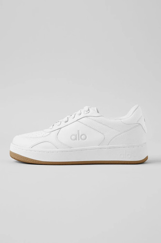 Alo Yoga Zapatillas Deportivas Casuales Recovery Mode Sneake Blanco Cuero Vegano Faux Leather 43 Ar