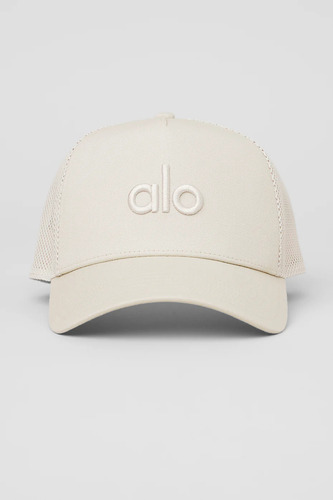 Alo Yoga Gorra District Trucker Original Beige Unico District Trucker