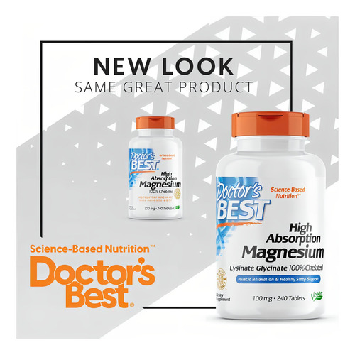 Magnesio De Alta Absorción 240 Tabletas 100mg Salud Total Sabor Sin Sabor