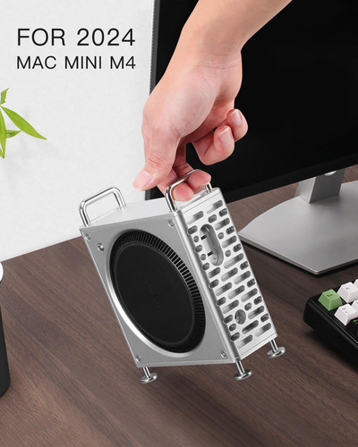 Funda Mac Pro De Aluminio Para Mac Mini M4 Y M4 Pro