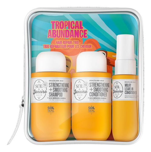 Sol De Janeiro Kit Champú, Spray Y Acondicionador Reparador