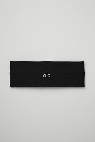 Alo Yoga Diadema De Tela Airlift Headband - Original Negro