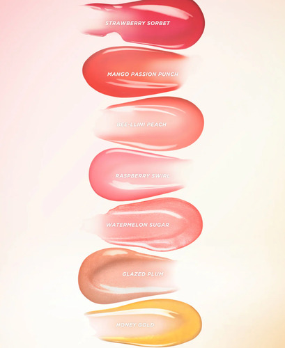 Gisou Honey Inflip Labial Gloss Hidratación Natural Y Brillo Strawberry Sorbet