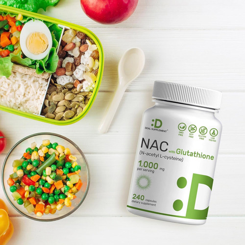 Deal Supplement Suplemento Nac Glutathione Apoyo Antioxidant Sin Sabor
