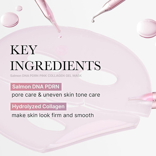 Medicube Pdrn Pink Collagen Gel Mask De Gel Salmón 4u