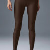 Alo Yoga Legging Airlift 7/8 Tiro Alto - Original Maro High-waist Airlift 16 - 18
