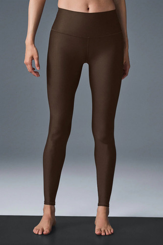 Alo Yoga Legging Airlift 7/8 Tiro Alto - Original Maro High-waist Airlift 16 - 18