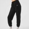 Alo Yoga Pantalón Jogger Deporti Accolade Sweatpant Unisex Negro French Terry L - 12