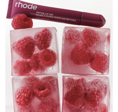 Rhode Lipstick Lip Peptide Lip Tint Hailey Bieber Acabado Cremoso Color Raspberry Jelly