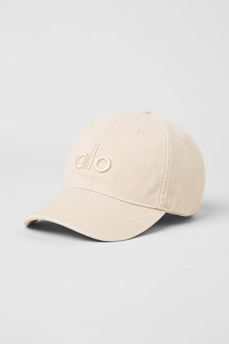 Alo Yoga Gorra Washed Off-duty Cap - Original Beige Unico Washed Off-duty