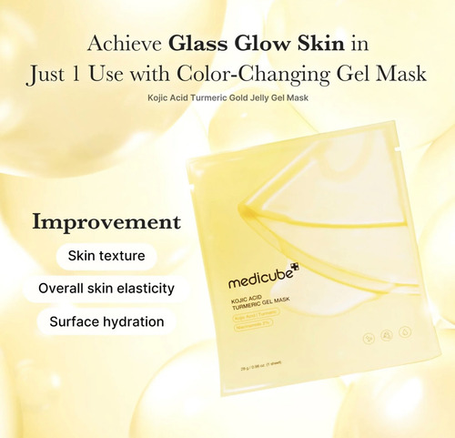 Medicube Kojicacid Turmeric Brightening Gold Jelly Gel 1mask Normal
