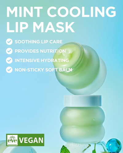 Tocobo Balsamo Mint Cooling Lip Mask Mascarilla Refrescante