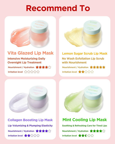 Tocobo Balsamo Mint Cooling Lip Mask Mascarilla Refrescante