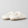 Alo Yoga Pantuflas Ojotas Recovery Slipper Comodidad Total Blanco Sherpa Recovery Slipper 43 Ar