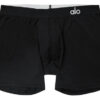 Alo Yoga Boxer - Calzoncillos Comodidad Absoluta - Original Negro Liso 2xl