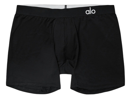Alo Yoga Boxer - Calzoncillos Comodidad Absoluta - Original Negro Liso 2xl