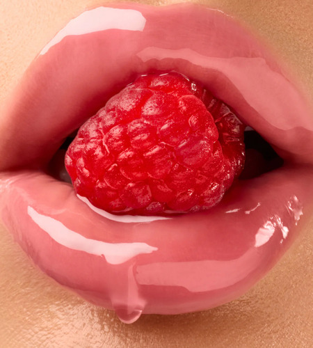 Gisou Honey Inflip Labial Gloss Hidratación Natural Y Brillo Raspberry Swirl