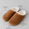 Alo Yoga Pantuflas - Ojotas Recovery Slipper Marrón 42 Ar
