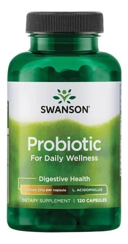Swanson | Probiotic For Daily Wellness 1 Billion Cfu | 120 Caps