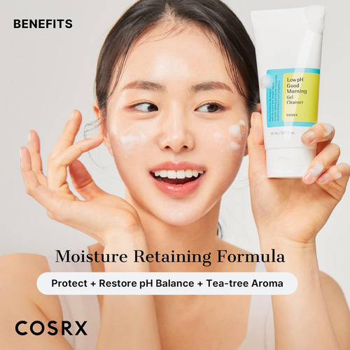 Cosrx Low Ph Good Morning Gel Cleanser Limpiador Facial Todo Tipo De Piel Día/noche