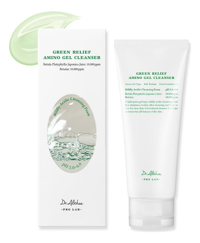 Dr.althea Green Relief Amino Gel Limpiador Veganfacial 100ml Acneica Día/noche